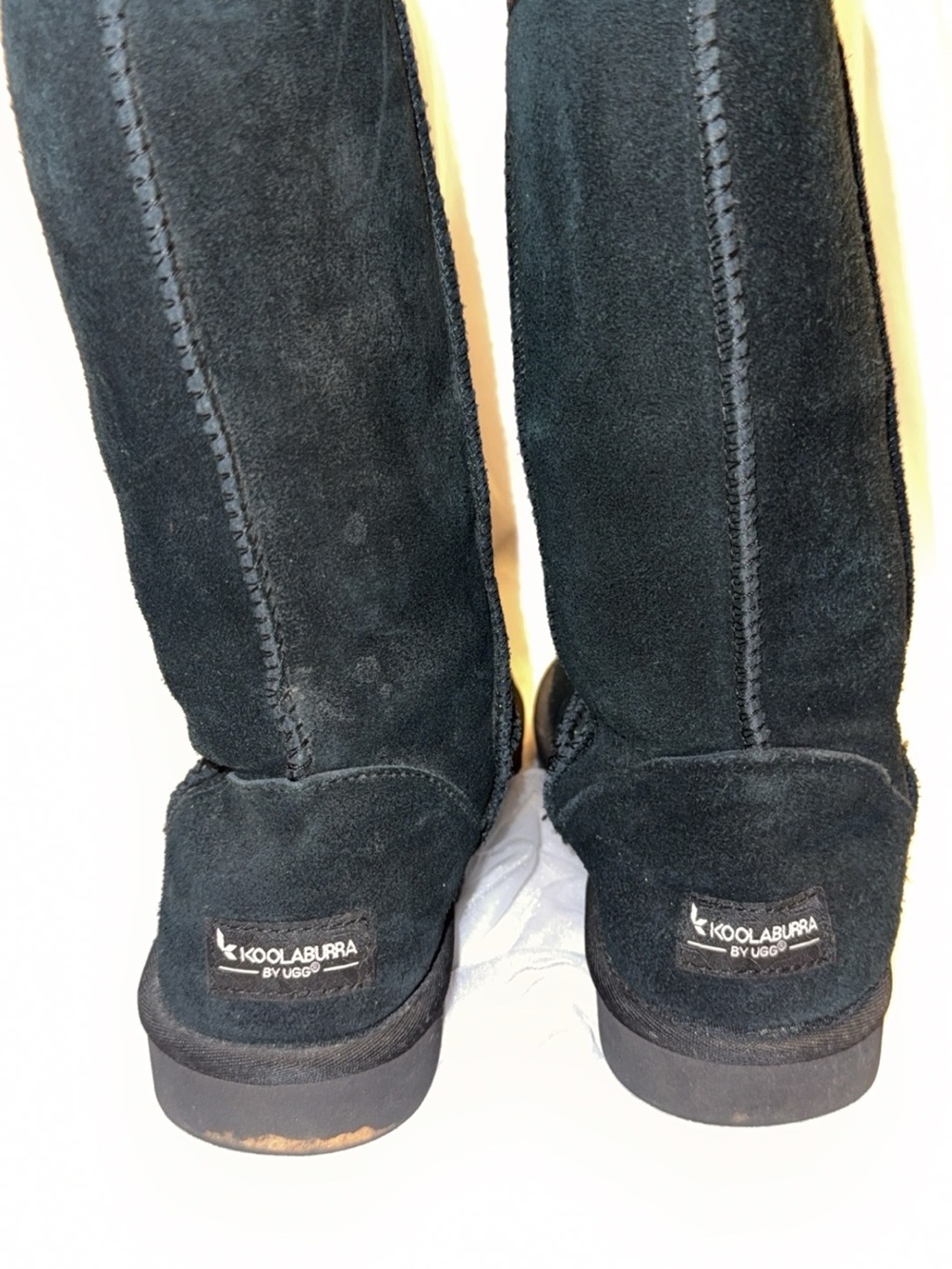GUC Koolaburra Tall Women's Suede Winter Boots in Black size 8